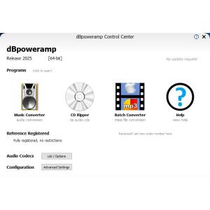 dBpoweramp  R17.7 Windows版 CDリッピングソフト