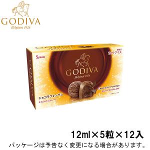 ゴディバ ショコラフォンデュ ミルクチョコレート 12ml×5粒×12入 北海道沖縄離島は配送料追加｜アイスクリームのきしもと