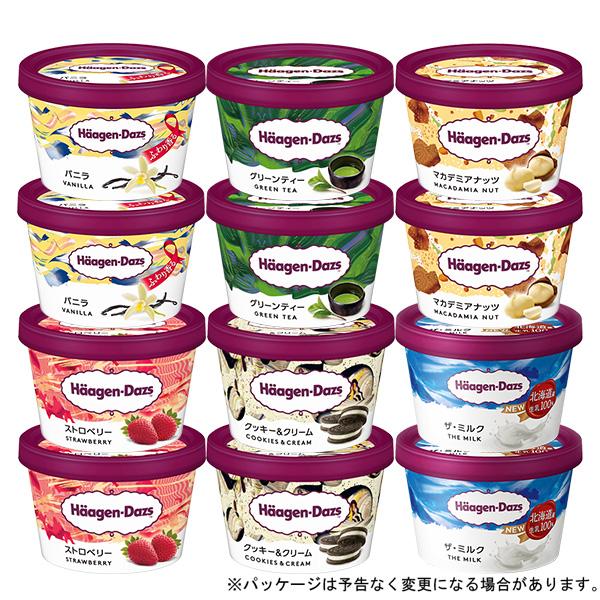 お年賀 バレンタイン スイーツ アイス ギフト対応 ハーゲンダッツ ミニカップ12個セット 定番商品...