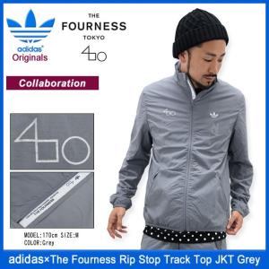 アディダス オリジナルス×The Fourness adidas Originals by The Fourness ジャケット リップ ストップ トラック トップ グレー (AA8987)｜icefield