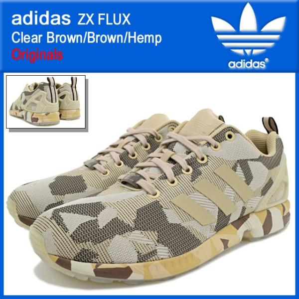 アディダス adidas スニーカー メンズ ZX フラックス クリア ブラウン/ブラウン/ヘンプ ...