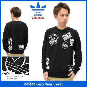 アディダス adidas トレーナー メンズ ロゴ クルー スウェット オリジナルス(Logo Crew Sweat Originals トップス 男性用 AY8632)｜icefield