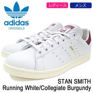 アディダス adidas スタンスミス スニーカー レディース & メンズ ホワイト/バーガンディー 白/赤 CQ2195｜icefield