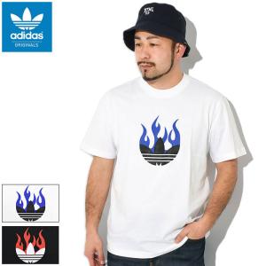 アディダス Tシャツ 半袖 adidas メンズ フレイムス ロゴ オリジナルス ( Flames ...