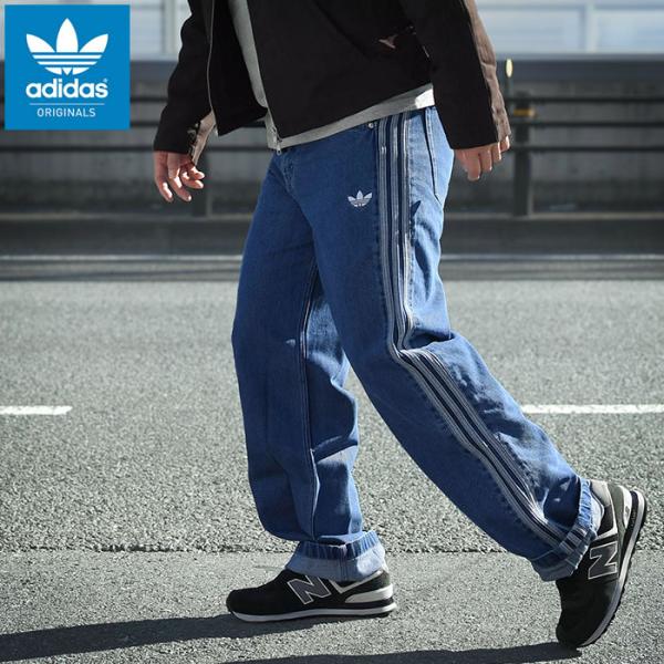 アディダス パンツ adidas メンズ インディゴ デニム FB オリジナルス ( Indigo ...