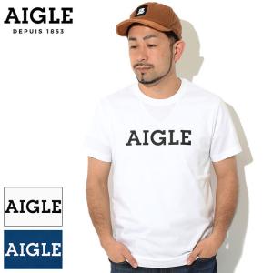エーグル Tシャツ 半袖 AIGLE メンズ ロゴ ( AIGLE Logo S/S Tee ティーシャツ T-SHIRTS カットソー トップス 男性用 ZTHQ287 )[M便 1/1]｜icefield