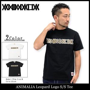 アニマリア ANIMALIA Tシャツ 半袖 メンズ レオパード ロゴ(animalia Leopard Logo S/S Tee カットソー トップス)｜icefield