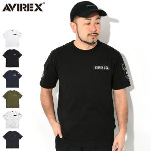 アビレックス Tシャツ 半袖 AVIREX メンズ ファティーグ ( Fatigue S/S Tee T-SHIRTS カットソー トップス 男性用 アメカジ 7831934006 6113328 )[M便 1/1]｜icefield