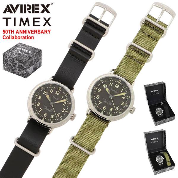 アビレックス 腕時計 AVIREX タイメックス タイプ 25A ( TIMEX Type-25A ...