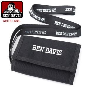 ベンデイビス 財布 BEN DAVIS ベルクロ ウォレット ホワイトレーベル (BDW-8033 Velcro Wallet WHITE LABEL 三つ折り財布 ネックストラップ)｜icefield