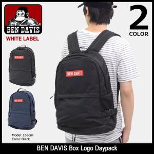 ベンデイビス BEN DAVIS リュック ボックス ロゴ デイパック ホワイトレーベル(BDW-9222 Box Logo Daypack WHITE LABEL バックパック)｜icefield