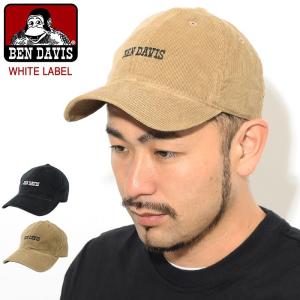 ベンデイビス キャップ BEN DAVIS コード ホワイトレーベル (BDW-9485 Cords Cap WHITE LABEL ローキャップ ストラップバックキャップ 帽子)｜icefield