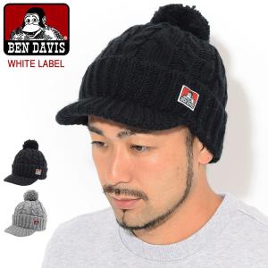 ベンデイビス ニット帽 BEN DAVIS ニット キャスケット ビーニー ホワイトレーベル ( BDW-9539 Knit Casquette Beanie 帽子 ニットキャップ )｜icefield