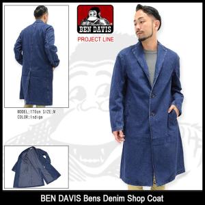 ベンデイビス BEN DAVIS ジャケット メンズ ベンズ デニム ショップ コート プロジェクトライン(BDY-8038 Bens Denim Shop Coat)｜icefield
