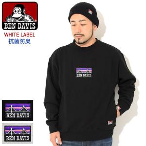 ベンデイビス トレーナー BEN DAVIS メンズ ブリッジ EMBRO クルー スウェット ホワイトレーベル ( BDZ1-2000 Bridge EMBRO Crew Sweat )｜icefield