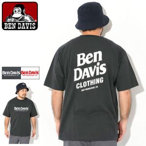 ベンデイビス Tシャツ 半袖 BEN DAVIS メンズ フロッキー ロゴ ( BENDAVIS C-24580011 Flocky Logo S/S Tee カットソー トップス )[M便 1/1]｜icefield