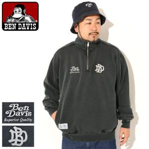 70年代 BEN DAVIS ベン デイビス ブラック　ハーフジップ　70s 70年代 BEN DAVIS ベン デイビス ブラック ハーフジップ 70s