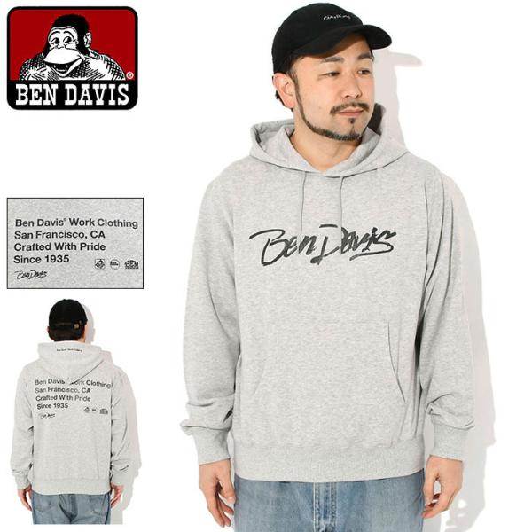 ベンデイビス パーカー プルオーバー BEN DAVIS メンズ アテンション ウラケ ( C-26...