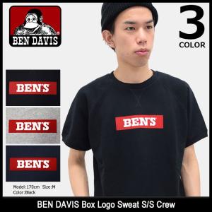 ベンデイビス BEN DAVIS カットソー 半袖 メンズ ボックス ロゴ スウェット(C-7580400 Box Logo Sweat S/S Crew トップス)｜icefield