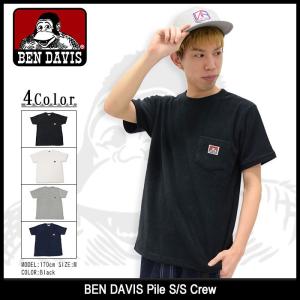 ベンデイビス BEN DAVIS カットソー 半袖 メンズ パイル(bendavis I-6580420 Pile S/S Crew トップス)｜icefield