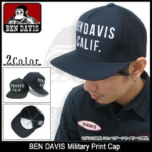 ベンデイビス BEN DAVIS ミリタリー プリント キャップ メンズ(ben davis PG-3780717 Military Print Cap キャップ 帽子)｜icefield