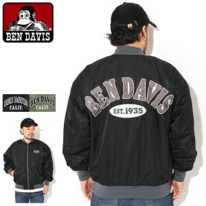 ベンデイビス ジャケット BEN DAVIS メンズ レタード エムエーワン(T-2780004 Lettered MA-1 JKT ビッグシルエット オーバーサイズ アウター)｜icefield