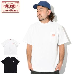 ビッグマイク Tシャツ 半袖 BIG MIKE メンズ 9.1オンス ヘビー ワイド サングラス ポケット ( Heavy Wide Sunglasses Pocket Tee 102328520 )｜icefield