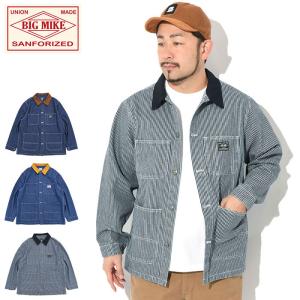 ビッグマイク ジャケット BIG MIKE メンズ ダック カラー デニム カバーオール ( Duck Collar Denim Coverall ワークジャケット JACKET アウター 102516000 )