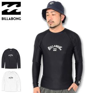 ビラボン カットソー 長袖 BILLABONG メンズ ロゴ ラッシュガード (Logo Rashguard 水陸両用 T-SHIRTS ロンt トップス サーフィン BC011-853)｜icefield