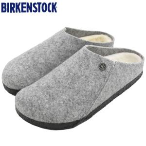 ビルケンシュトック サンダル BIRKENSTOCK メンズ 男性用 ツェルマット シアリング フェルト Light Grey ( ZERMATT SHEARLING FELT 幅広 ノーマル 1015092 )｜icefield