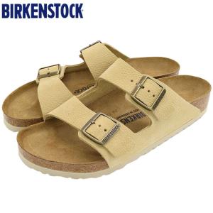 ビルケンシュトック サンダル BIRKENSTOCK メンズ 男性用 アリゾナ ヌバック レザー Steer Soft Sand (ARIZONA NUBUCK LEATHER 幅広 1015478)｜icefield