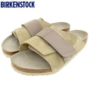 ビルケンシュトック サンダル BIRKENSTOCK メンズ 男性用 キョウト SFB スエード レザー ヌバック Gray Taupe ( KYOTO SFB SUEDE 1019205 )｜icefield