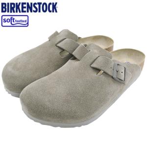 ビルケンシュトック サンダル BIRKENSTOCK メンズ 男性用 ボストン スエード レザー Stone Coin ( BOSTON SUEDE LEATHER クロッグ サボ 本革 幅広 1020549 )｜icefield