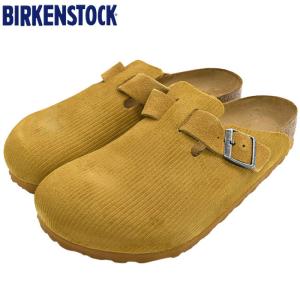 ビルケンシュトック サンダル BIRKENSTOCK メンズ 男性用 ボストン エンボス スエード Corduroy Cork Brown ( BOSTON EMBOSSED SUEDE クロッグ サボ 1025647 )｜icefield