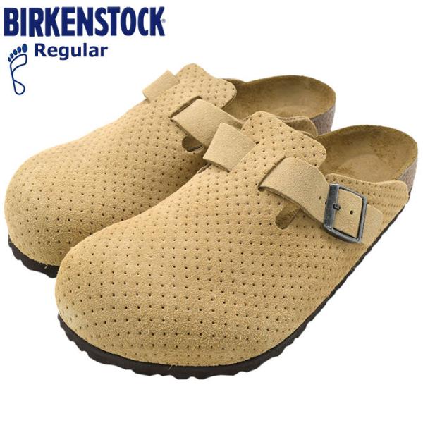 ビルケンシュトック サンダル BIRKENSTOCK メンズ 男性用 ボストン スエード レザー エ...