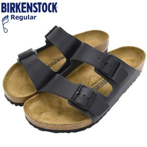 ビルケンシュトック サンダル BIRKENSTOCK メンズ 男性用 アリゾナ ナチュラル レザー Black ( ARIZONA NATURAL LEATHER 幅広 ノーマル 51191 )｜icefield