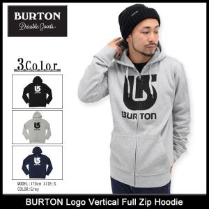バートン BURTON パーカー ジップアップ メンズ ロゴ バーティカル フル ジップ フーディー(Logo Vertical Full Zip Hoodie 男性用 137821)｜icefield