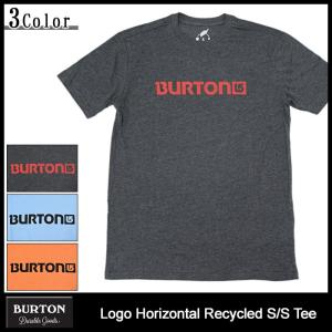 バートン BURTON Tシャツ 半袖 メンズ ロゴ ホリゾンタル リサイクルド(Logo Horizontal Recycled S/S Tee トップス 男性用 168511)｜icefield