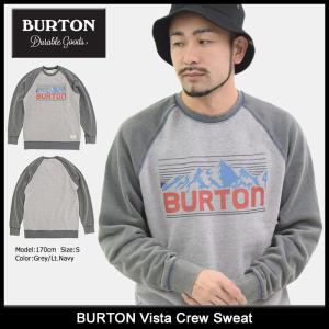 バートン トレーナー BURTON メンズ ビスタ クルー スウェット(burton Vista Crew Sweat トップス 男性用 196501)｜icefield