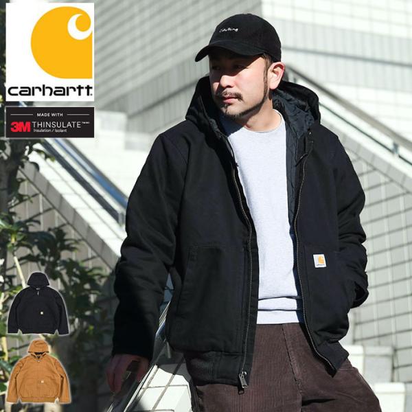 カーハート ジャケット Carhartt メンズ ルーズ フィット ウォッシュド ダック インサレー...