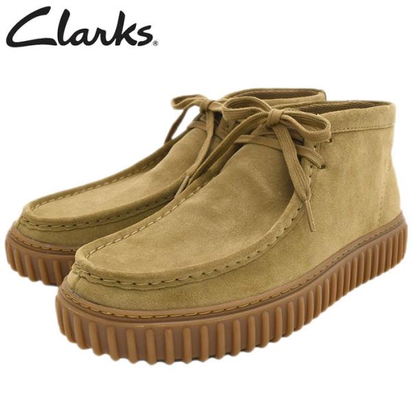 クラークス ブーツ CLARKS メンズ 男性用 トーヒル ハイ Dark Sand Suede (...