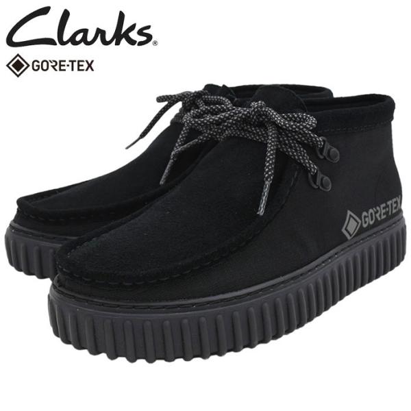 クラークス ブーツ CLARKS メンズ 男性用 トーヒル ハイ GTX Black Combi (...