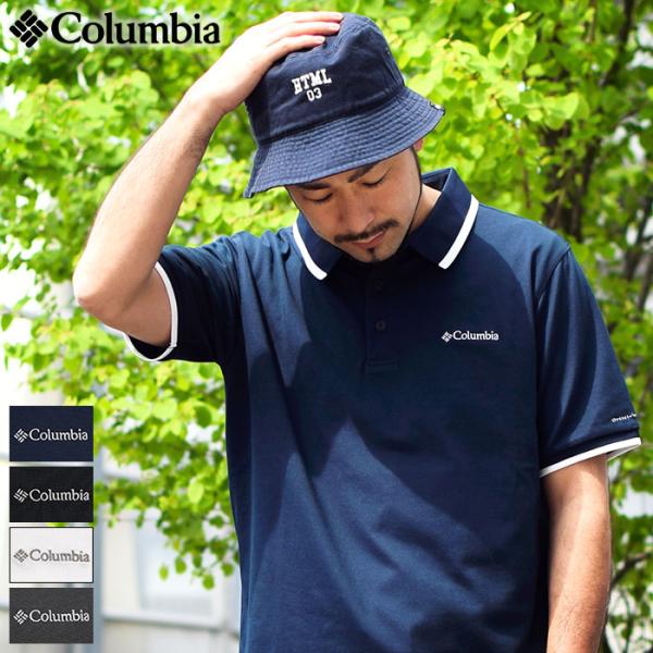 コロンビア ポロシャツ 半袖 Columbia メンズ コーブ ドーム ビュート ソリッド ピケ (...