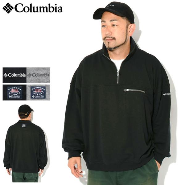 コロンビア トレーナー Columbia メンズ バガスウェット ハーフ ジップ スウェット ( B...