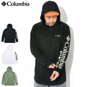 コロンビア カットソー 長袖 Columbia メンズ ターミナル タックル フーディ ( Terminal Tackle Hoodie ビッグシルエット UVカット トップス FM6132 )｜icefield