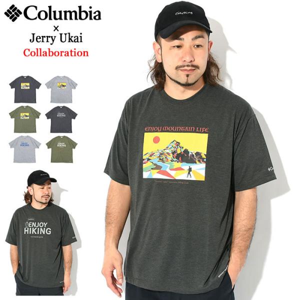 コロンビア Tシャツ 半袖 Columbia メンズ ジェリー ウカイ エンジョイ マウンテン ライ...