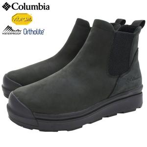 コロンビア ブーツ Columbia メンズ 男性用 サップランド 4 ラックス サイドゴア ウォータープルーフ オムニヒート インフィニティ Black ( 防水 YU9594-010 )