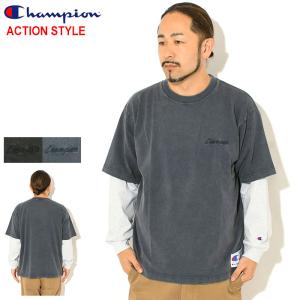 チャンピオン ロンT Tシャツ 長袖 Champion メンズ C3-E411 ( C3-E411 L/S Tee ACTION STYLE アクション スタイル 日本企画 カットソー トップス )[M便 1/1]