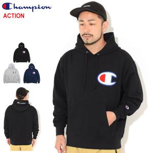 チャンピオン プルオーバー パーカー Champion メンズ C3-R101 ( C3-R101 Pullover Hoodie ACTION アクション 日本企画 スウェットシャツ )｜icefield