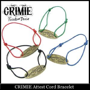 クライミー CRIMIE アテスト コード ブレスレット(crimie Attest Cord Bracelet)｜icefield